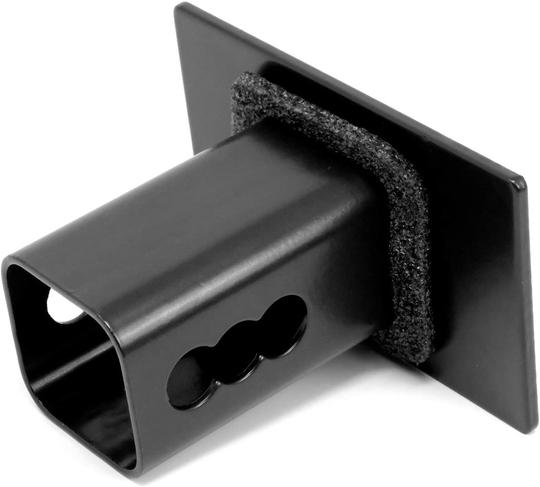 USA Black with Green line Flag Metal Trailer Hitch Cover (Fits 1.25", 2", 2.5", and 3" Receivers)