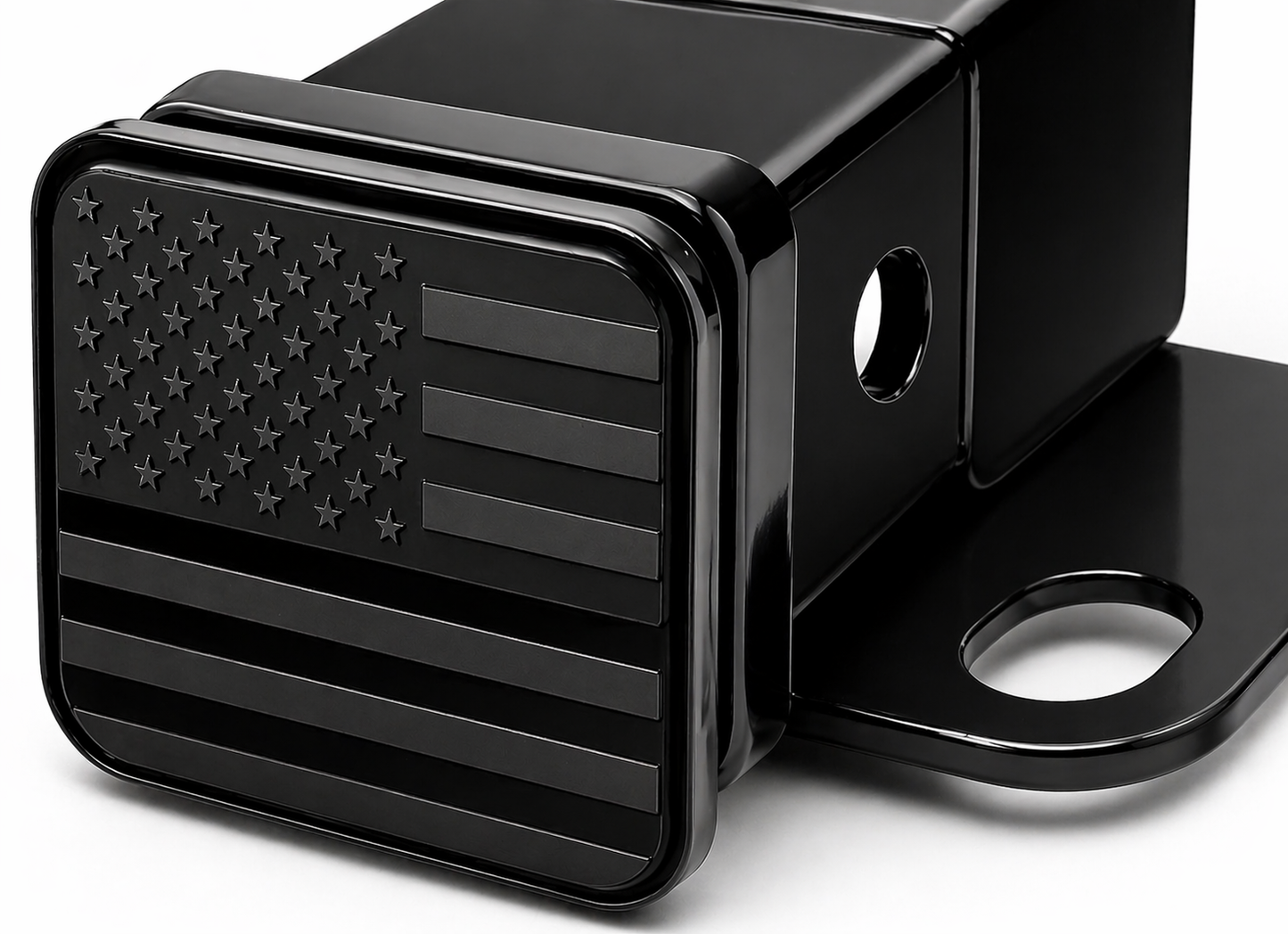 American Black Flag Hitch Cover Tube Plug for 1.25", 2" and 2.5" Hitch Receivers