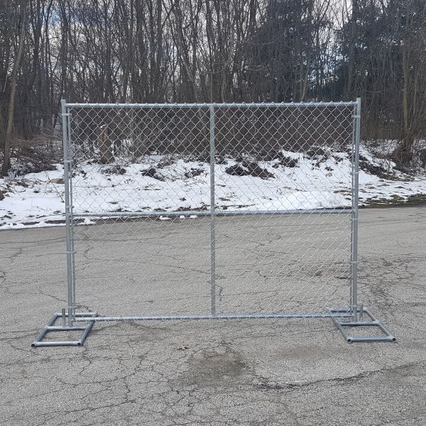 8'x10'x10' Chain Link Temporary Fence Panel in Charlotte NC