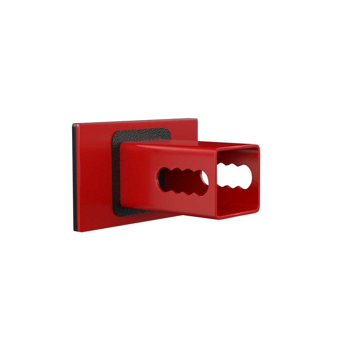 USA Black Flag Metal Hitch Cover