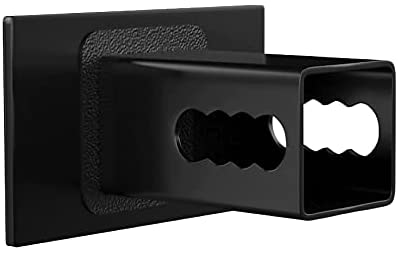 US American Black Blue Flag Metal Hitch Cover