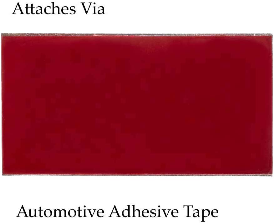 USA 3D Metal Flag Auto Emblem for Cars Trucks 2pcs Forward and Reverse Set (5"x3", Blue Line)