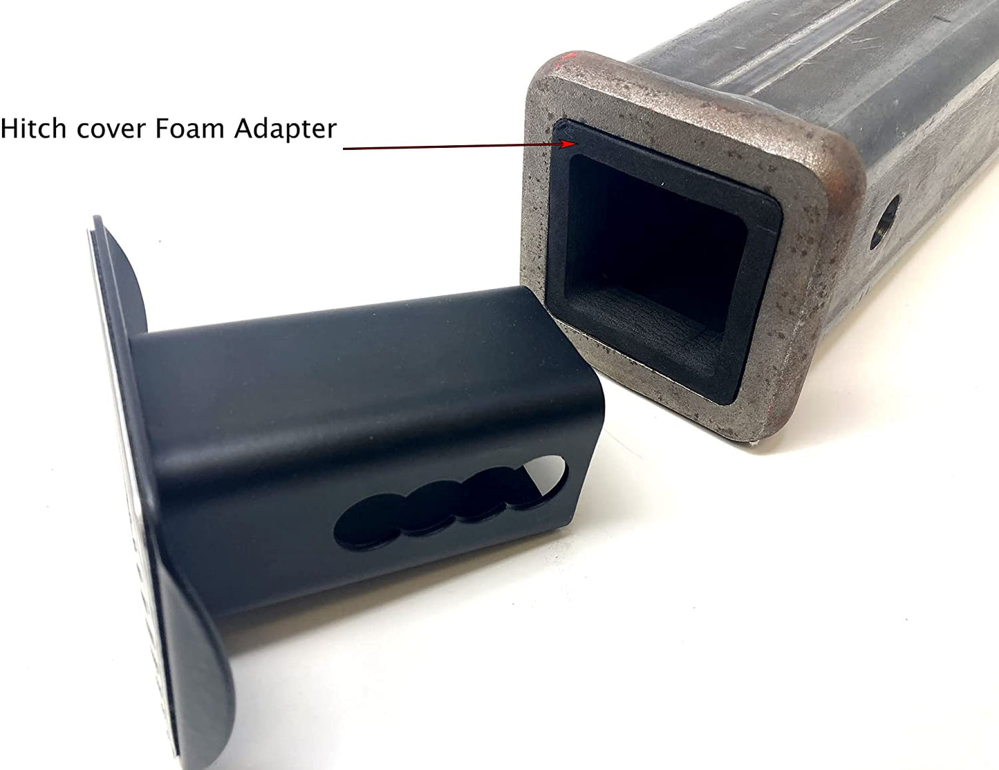 Hitch Cover Adapter Insert for Adapting Hitch Cover to Various Size Hitch RECEIVERS, Fits 3", 2.5" and 2" Receivers