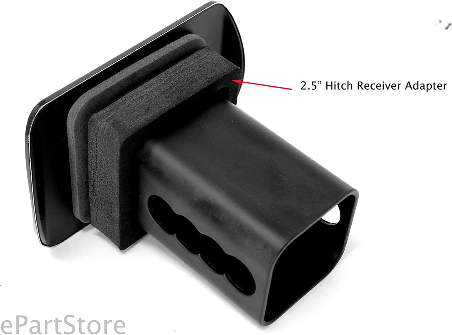 American Flag Black & White Metal Hitch Cover (Fits 2" or 2.5" Receivers)