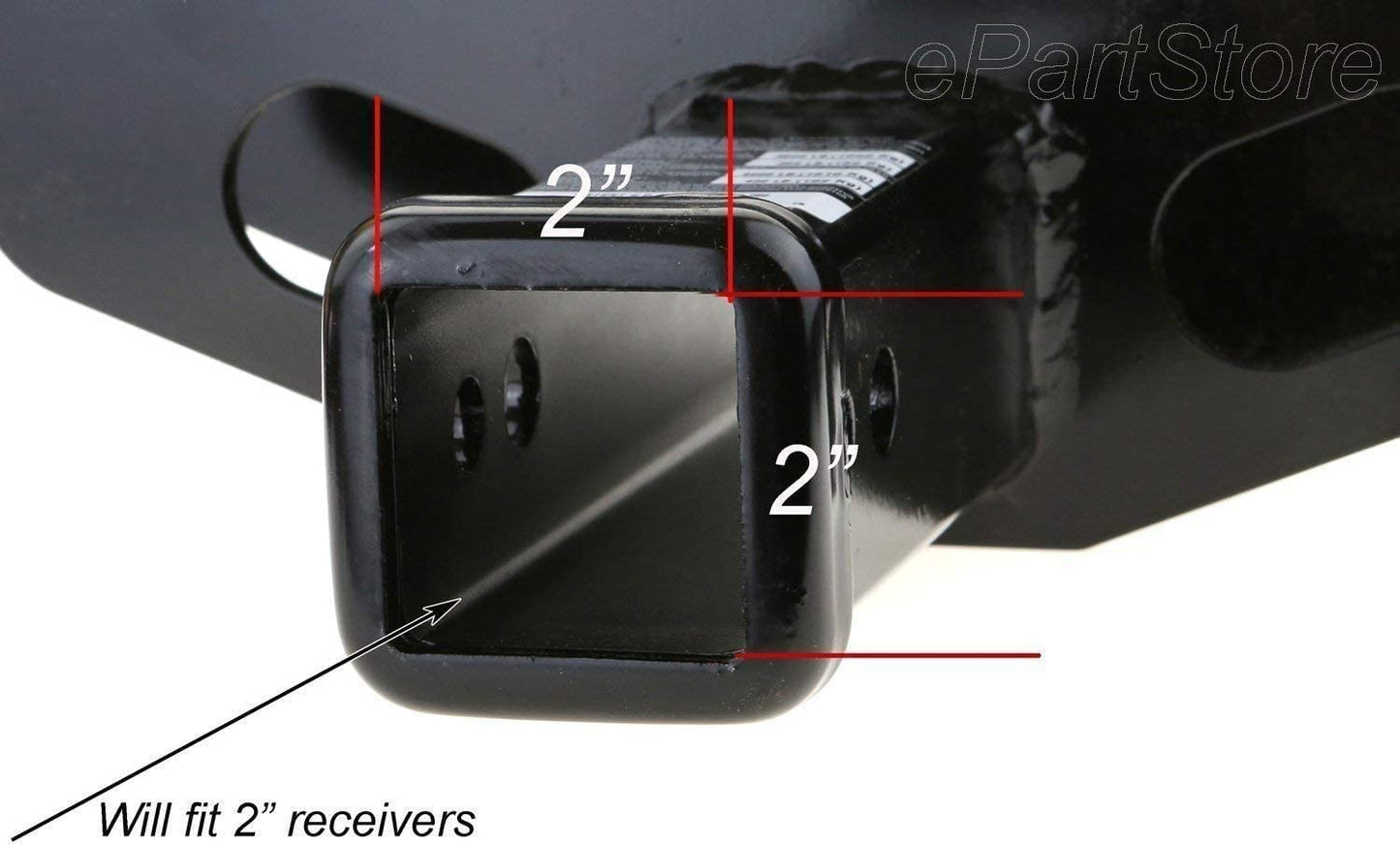 Texas State Flag Metal Hitch Cover (Fits 1.25", 2", 2.5" Receiver, Black)