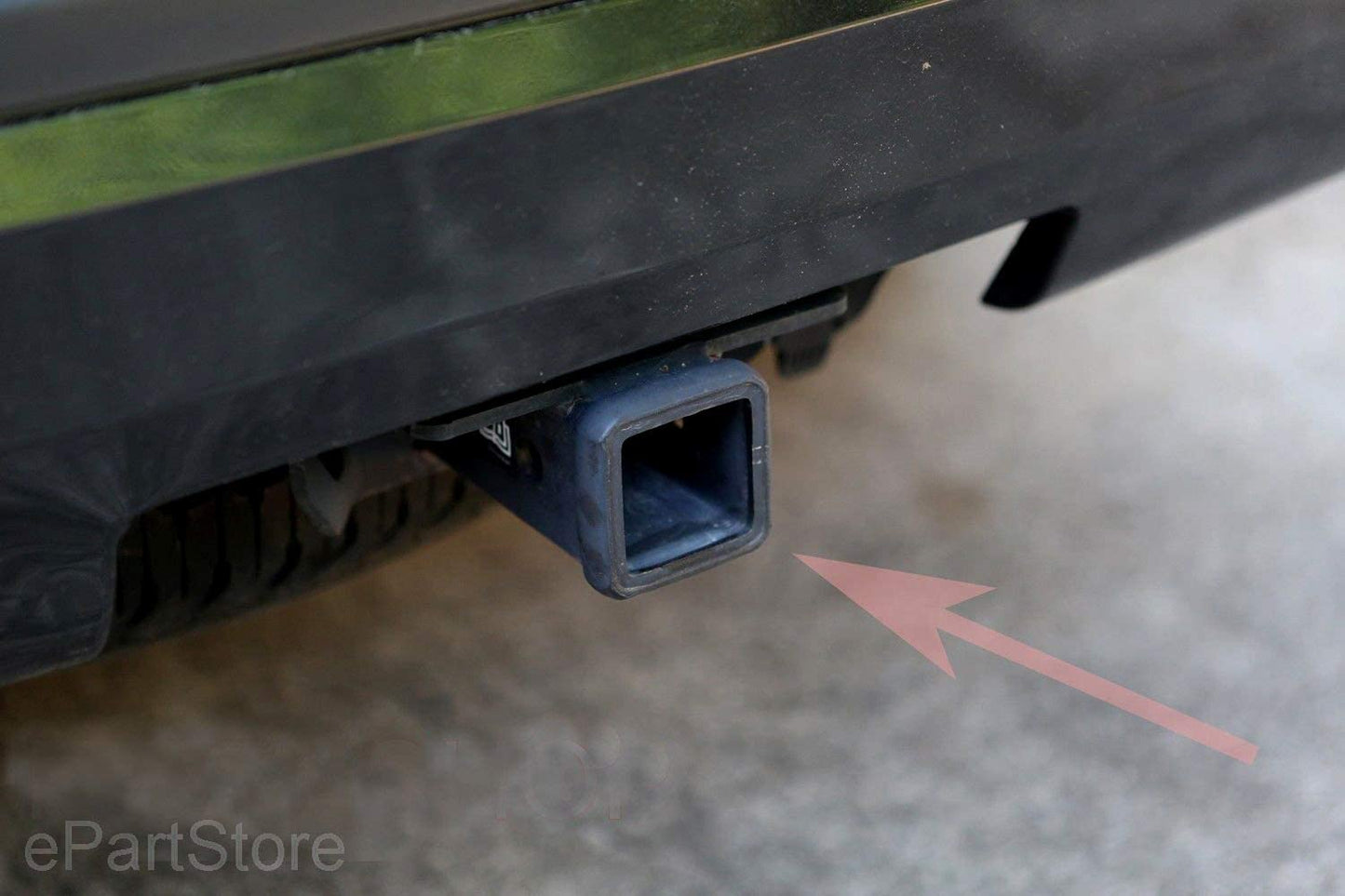 eVerHITCH Chrome Blue Line American Flag Stainless Steel Hitch Cover