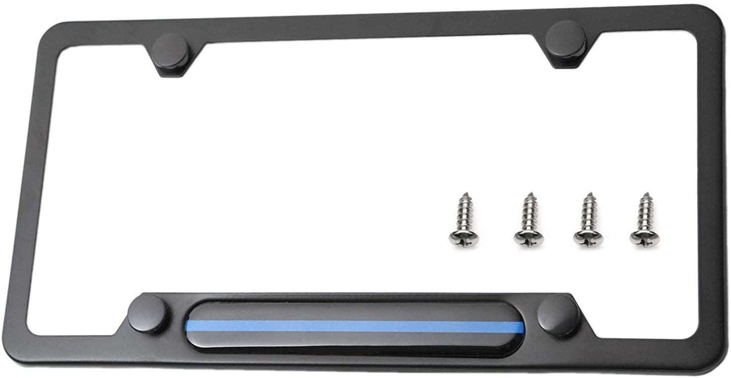 LFPartS Blue Line License Frame