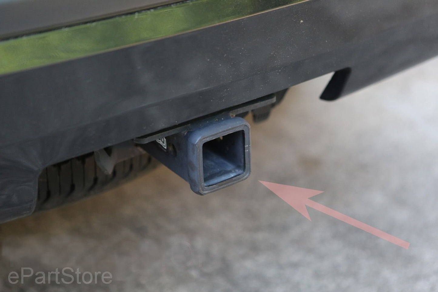 5x3 Blank Metal Hitch Cover (Black 5"x3")
