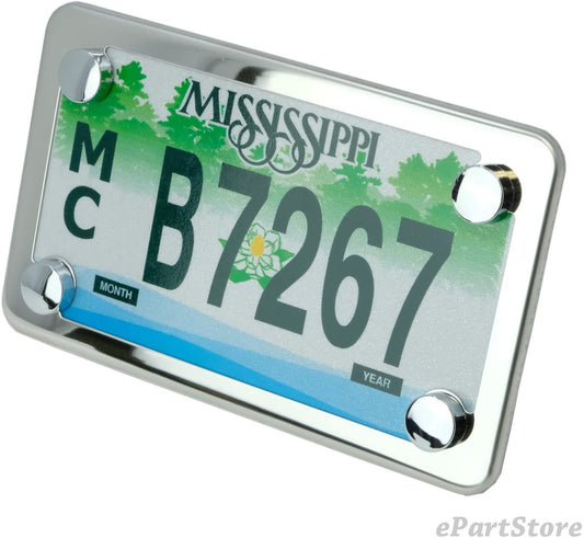 LFPartS Motorcycle Slim License Plate Frame