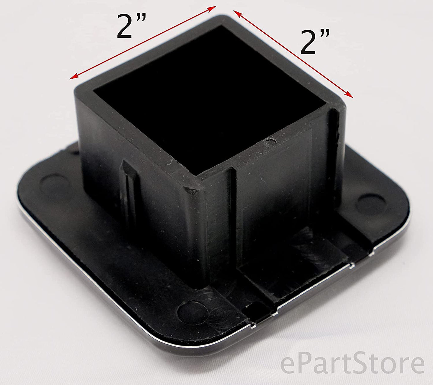 Paw Hitch Cover Plug Insert (Chrome/Black) for 1.25" and 2" Hitch Receivers