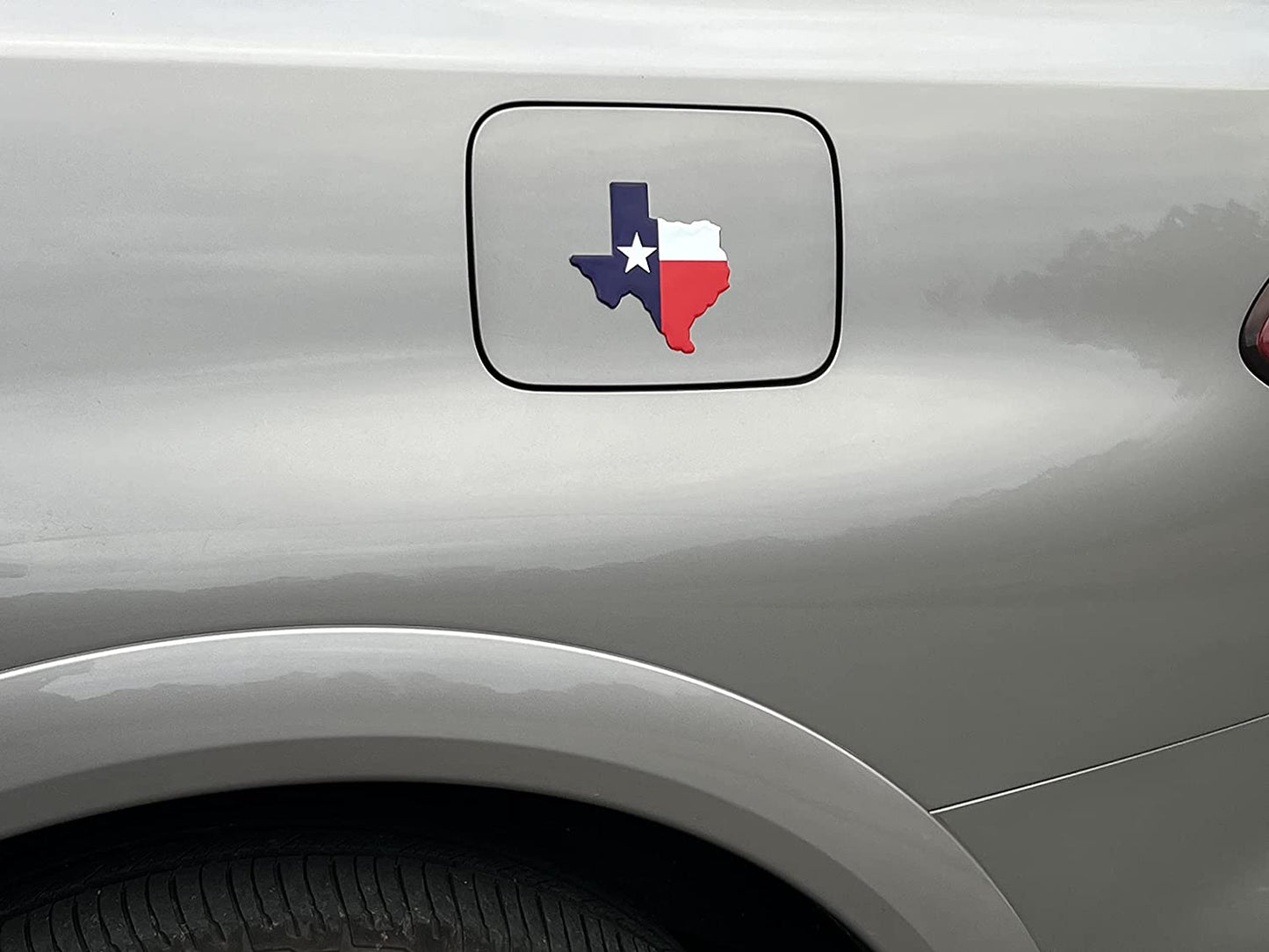 Texas State Flag Metal Flag Auto Fender Emblem for Cars Trucks (4"x3", Color)