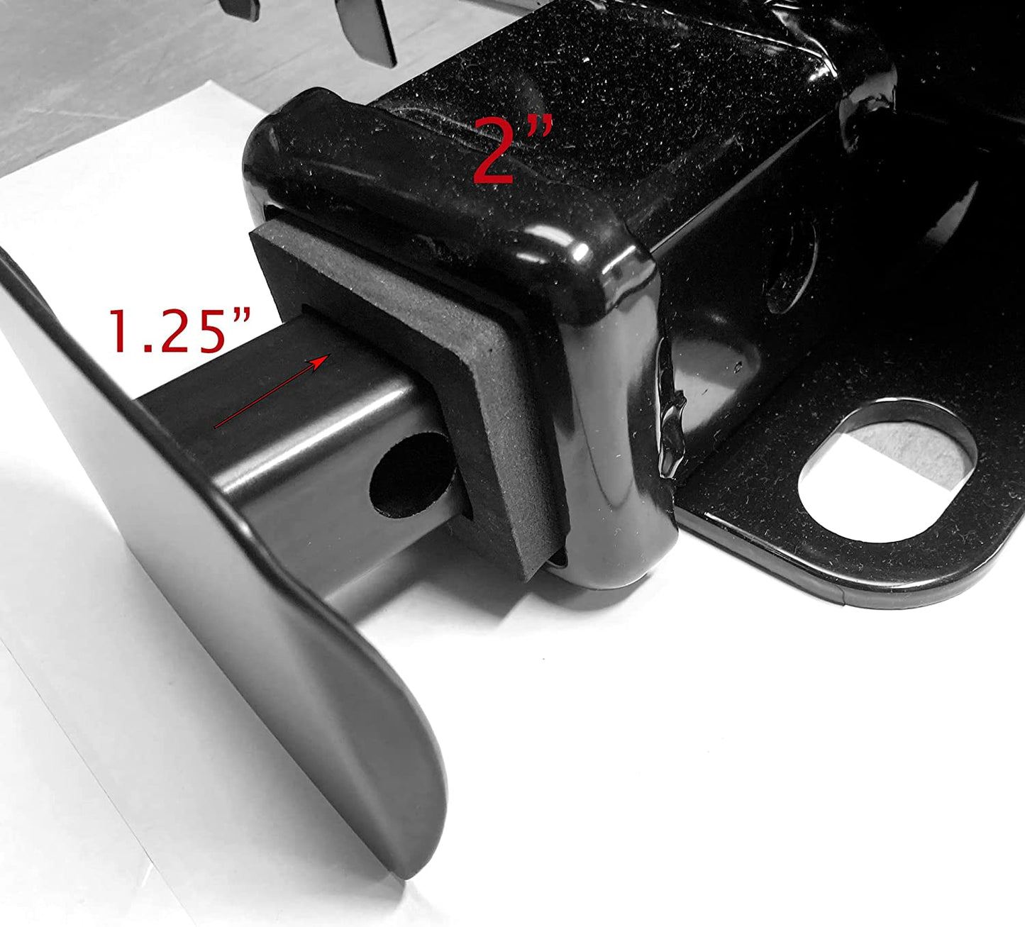 Hitch Cover Adapter Insert for Adapting Hitch Cover to Various Size Hitch RECEIVERS, Fits 3", 2.5" and 2" Receivers