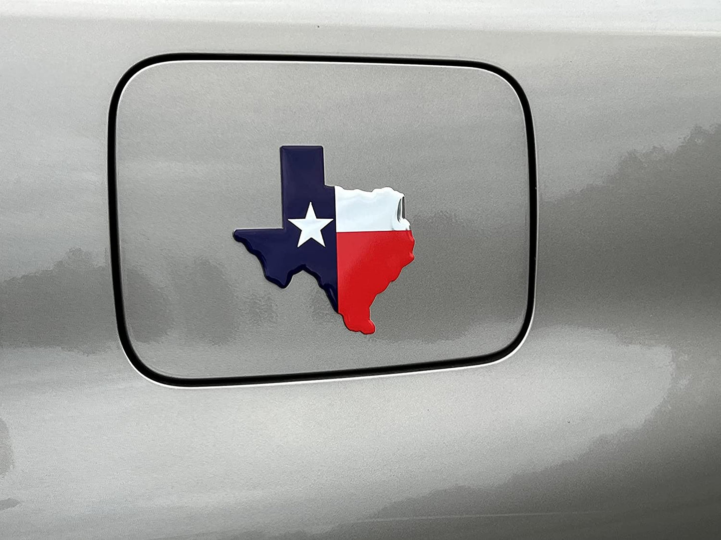 Texas State Flag Metal Flag Auto Fender Emblem for Cars Trucks (4"x3", Color)