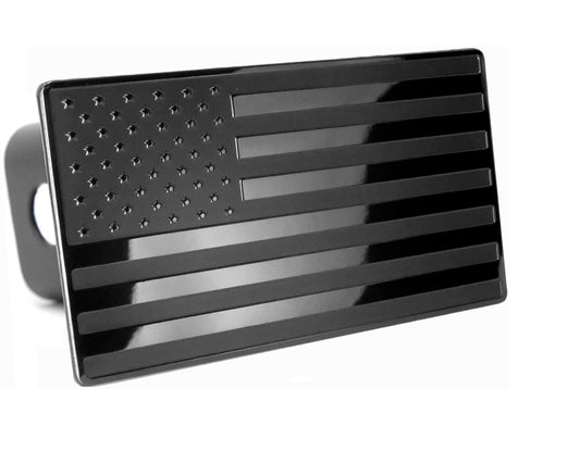 American Black Flag Metal Hitch Cover ( Fits 1.25", 2", 2.5" 3" Receiver)