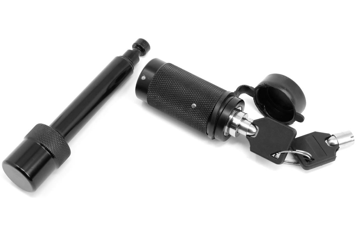 Heavy Duty Locking 5/8 Inch Hitch Pin for 2", 2 3/4" and 3" Inch Receiver Black