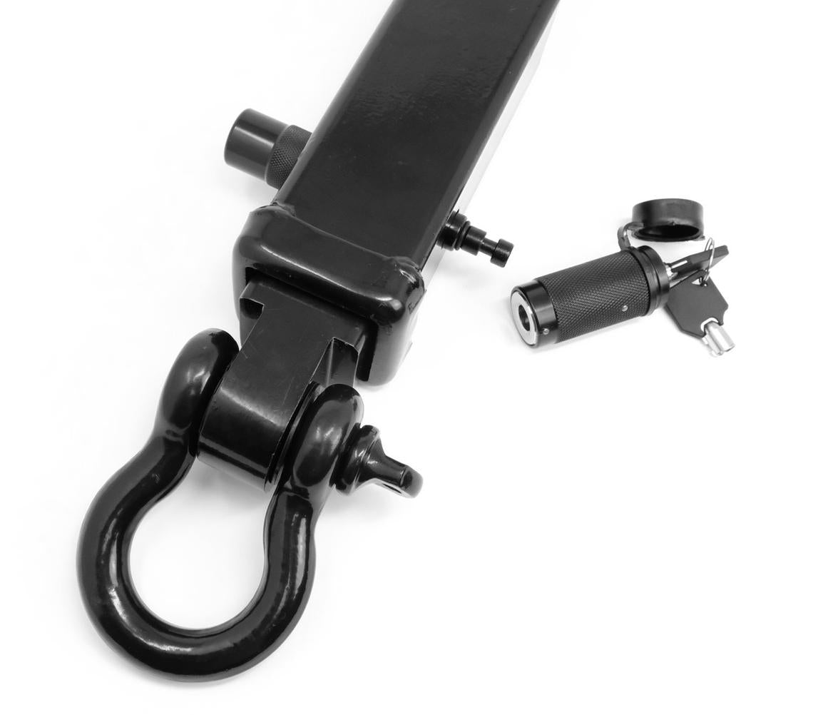 Heavy Duty Locking 5/8 Inch Hitch Pin for 2", 2 3/4" and 3" Inch Receiver Black